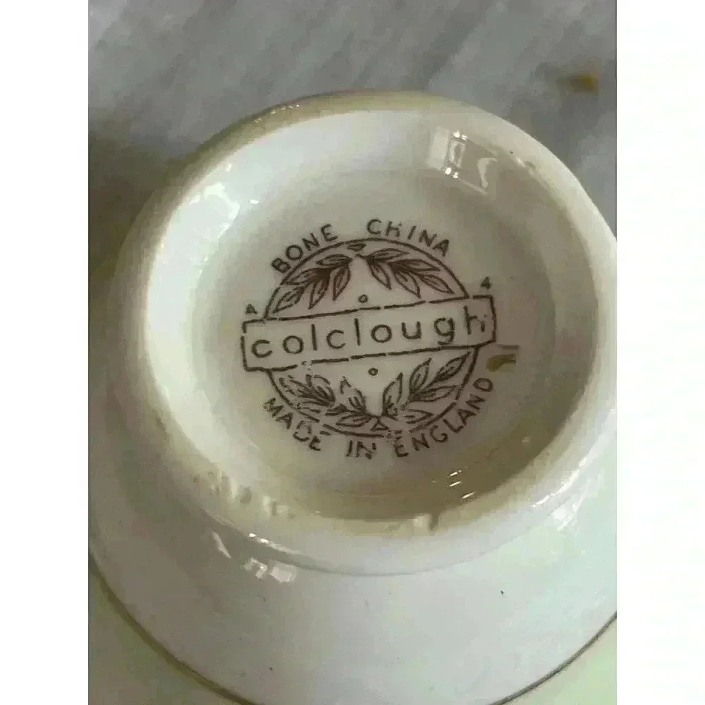 Colclaugh Bone ChinaTeacup pale‎ green